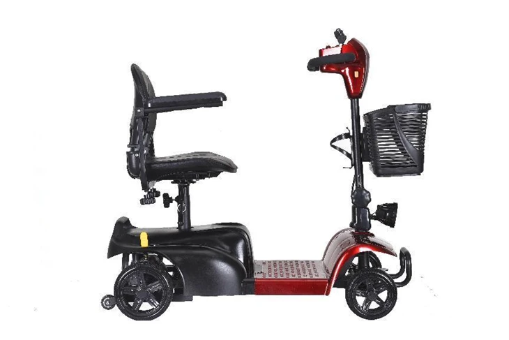 Four-wheel Electric Scooter High Stability Foldable Lightweight Electric Scooter Suitable For The Elderly And Disabled SL-001